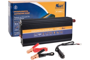 Инвертор автомобильный KRAFT 24/220V 1500W