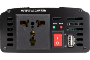 Инвертор автомобильный KRAFT 24/220V 1000W