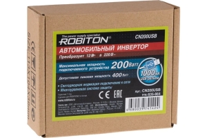 Инвертор Robiton 12V-220V CN200USB 200W