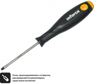 Шлицевая отвертка Inforce SL4x80