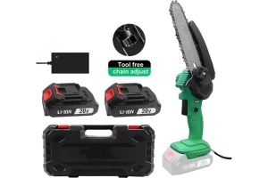 Цепная аккумуляторная пила Zitrek GreenSaw Extra power 20 В, 4,0 Ач Li-ion аккум. 1 шт, 2,0 Ач Li-ion аккум. 1шт, ЗУ