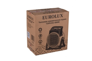 Тепловая электрическая пушка Eurolux ТЭПК-EU-3000K керамический нагревательный элемент