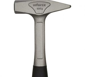Слесарный цельнокованый молоток Inforce 500 г