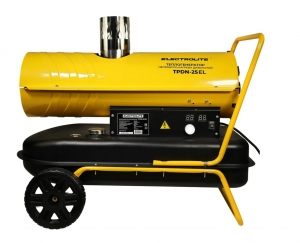Тепловая дизельная пушка Electrolite TPDN-25 EL ( 25000 Вт, 900 м3/час, 1.7 л/час, 36 л бак, НЕПРЯМОЙ НАГРЕВ)