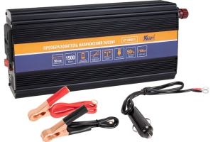 Инвертор автомобильный KRAFT 24/220V 1500W