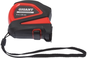 Рулетка Gigant Professional с автостопом 5м 25мм GPGW-08